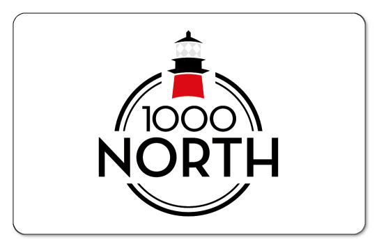 1000 North logo on a white background
